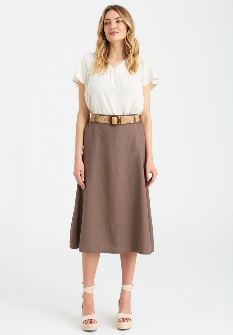 SAVANNA BROWN FALDA