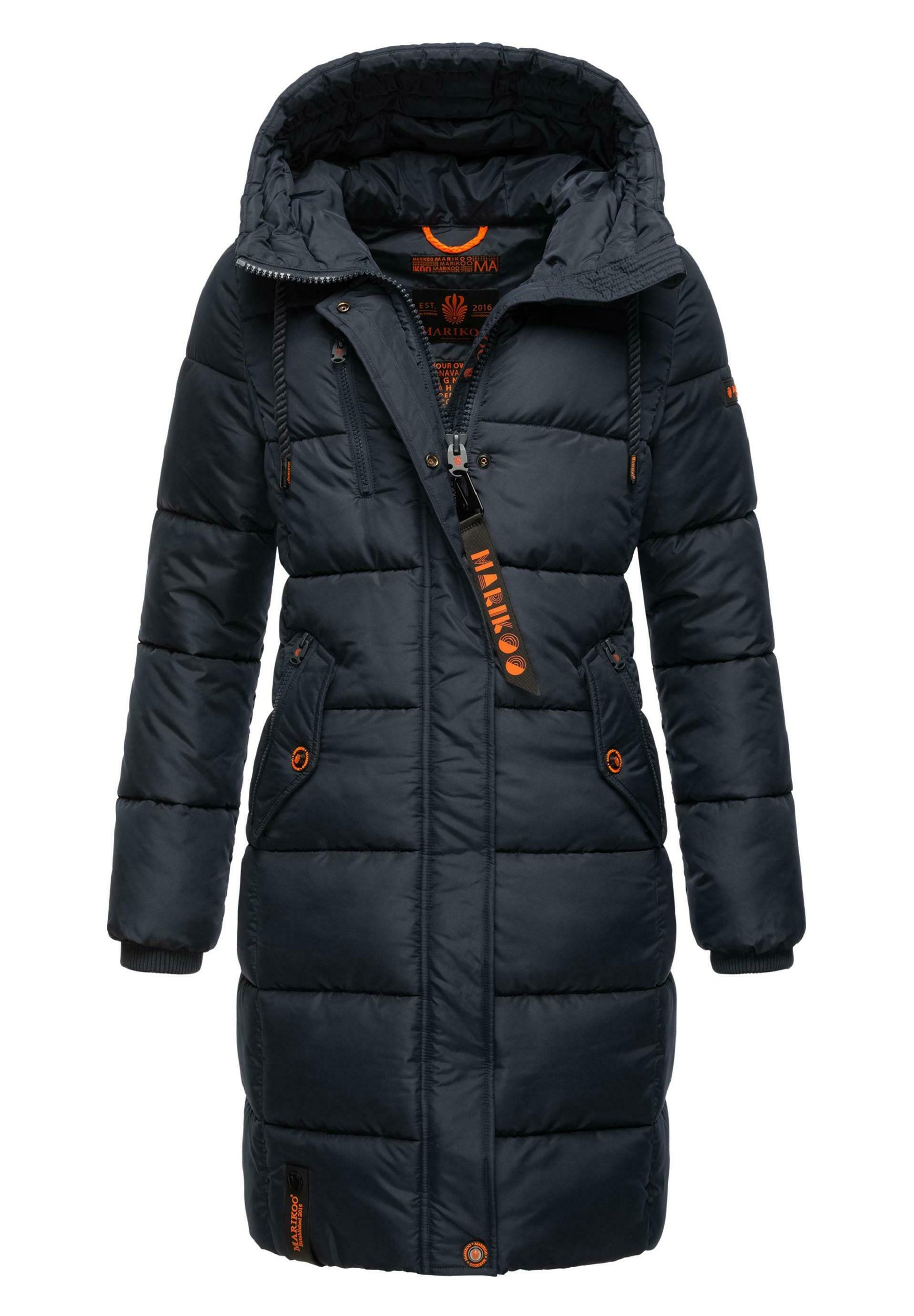 mariko Marikoo Extra Long Quilted Winter Jacket for Women with
