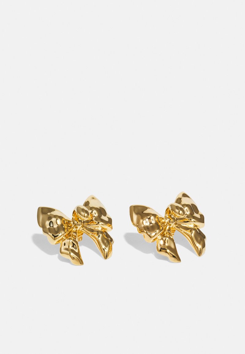 HUGO KREIT BOW EARRINGS - Korvakorut - gold-coloured
