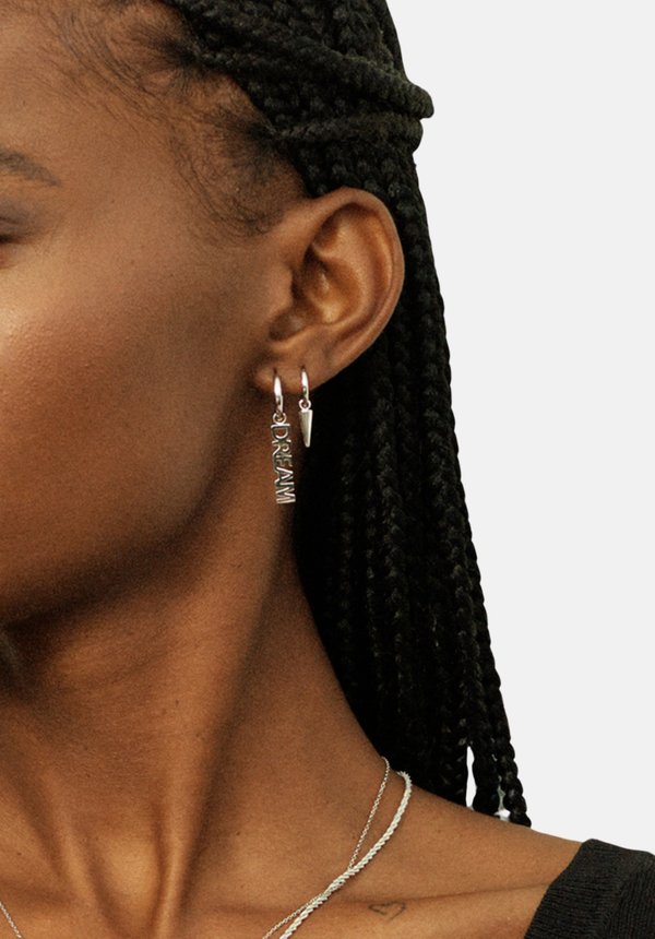 DREAM HOOPS - Ohrringe - steel