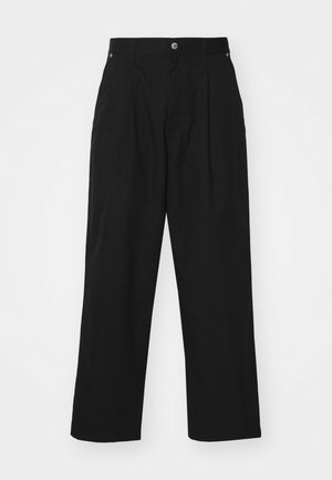 MOSCHINO LAUREL CROWN EMBLEM - Relaxed fit jeans - black