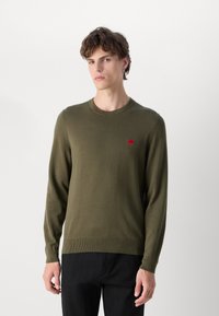 HUGO SAN CASSIUS - Maglione - dark beige