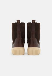 GANT SNOWMONT - Platform ankle boots - dark brown