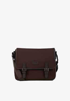 Fagola, SAC REPORTER TABLETTE FÉLIX - Sac bandoulière - marron