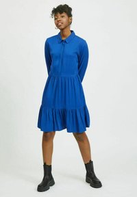 VILA VIMOROSE SHIRT DRESS - Abito a camicia - mazarine blue