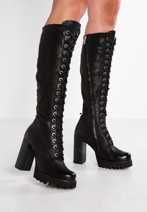 Platform-saappaat - black