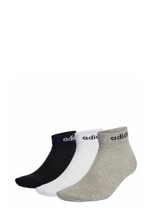 T LIN 3PACK - Calcetines - medium grey heather/white/black
