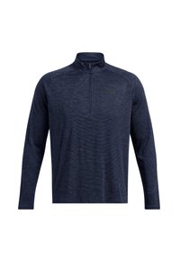 TECH TEXTURED - Top s dlhým rukávom - midnight navy