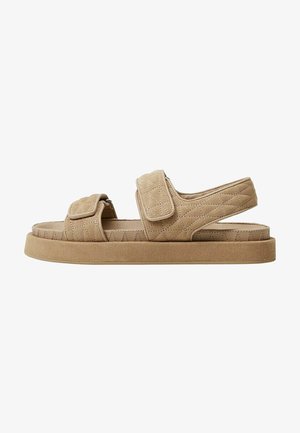 Sandals - halvbrun