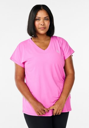 Active by Zizzi TRAININGS - Basic T-shirt - fiji flower