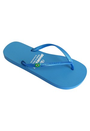CHANCLA BRASILERAS®, CLASSIC PEARL W ,HECHO EN BRAZIL - Sandalias de dedo - lt.blue