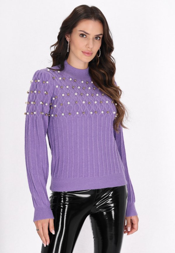 Strickpullover - lavendel