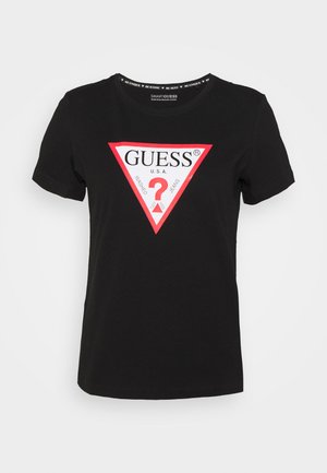 T-shirt print - jet black