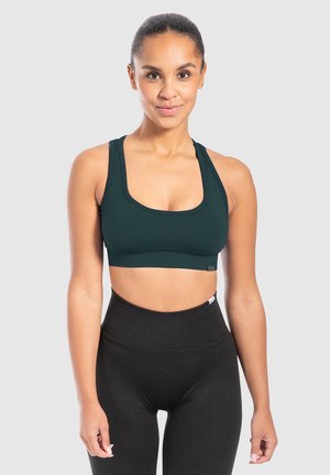 LOUISA RACERBACK YOGA - Sport-BH mit mittlerer Stützkraft - dunkelgrün