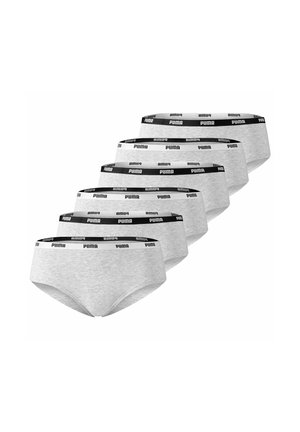 6ER PACK - Briefs - grau melange