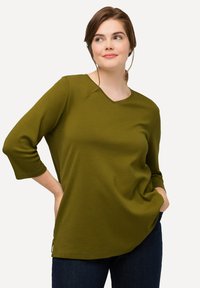 Ulla Popken GROSSE GRÖSSEN - Top s dlouhým rukávem - olive