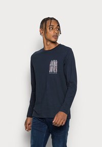 Jack & Jones JORJARL TEE CREW NECK - Camisola de manga comprida - navy