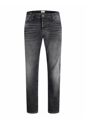 JJIMIKE JJCOOPER - Pieguloša piegriezuma džinsi - black denim