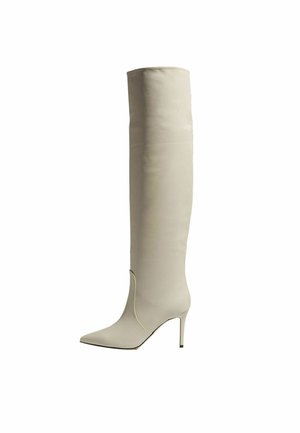 CARRA  - Bottes à talons hauts - beige  calf