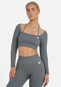 SQUATPROOF CONVEY SEAMLESS - Long sleeved top - grey