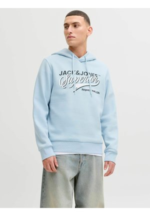 JJELOGO  - Kapuzenpullover - celestial blue