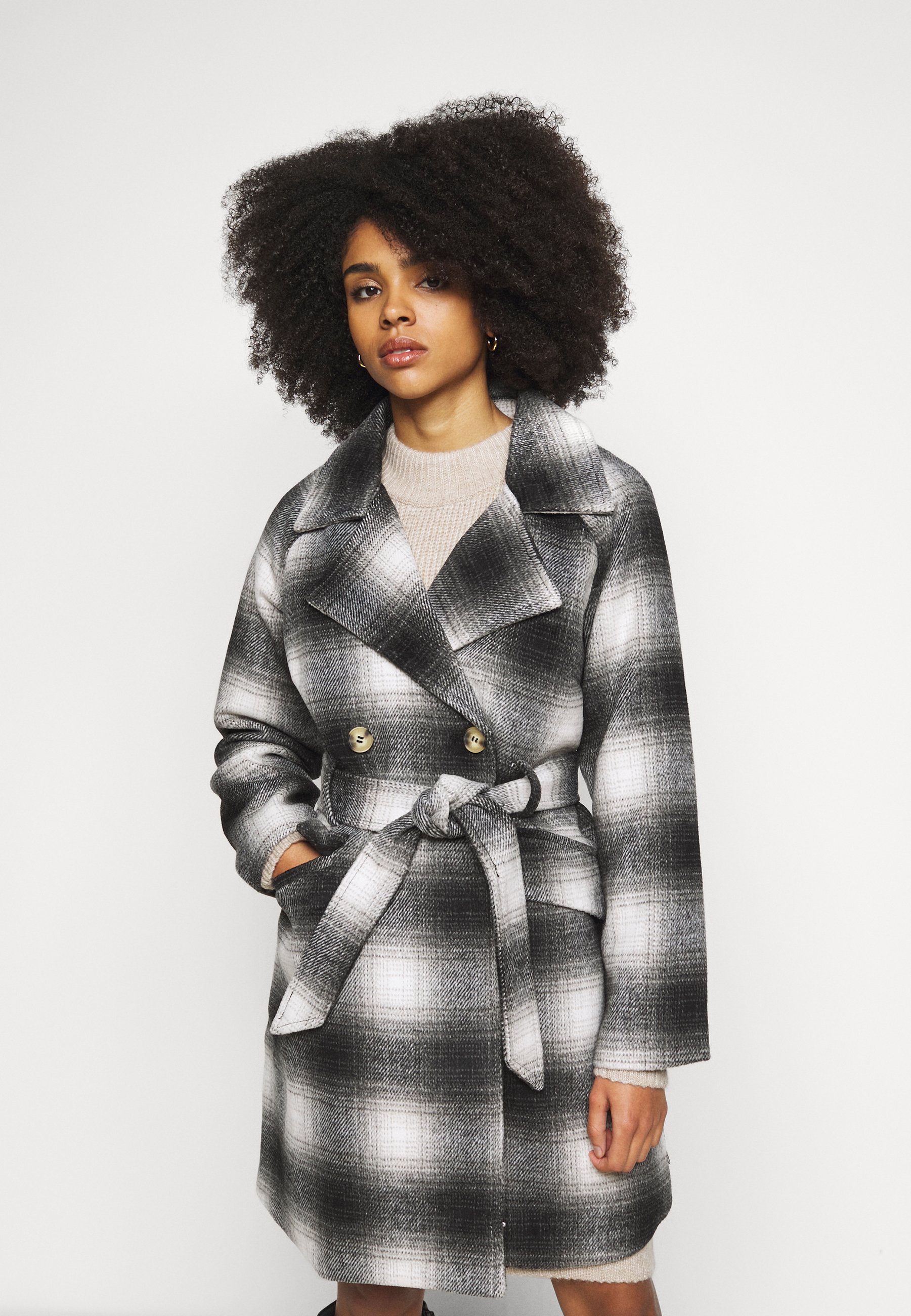 Pieces Petite PCSIENA COAT Kappa rock whitecap gray Köp Pieces PCSIGRID COAT Whitecap Gray | Jackor