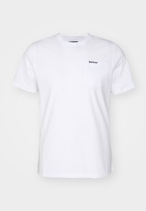 Barbour LANGDON POCKET TEE - Basic T-shirt - white