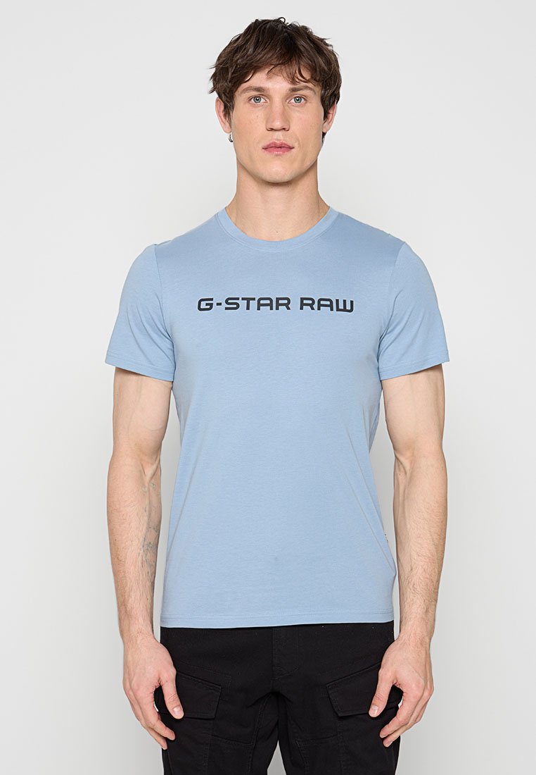 G-Star T-shirt print blauw