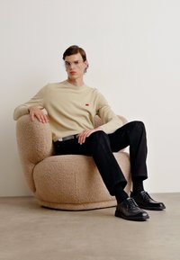 HUGO SAN CASSIUS - Strickpullover - open beige