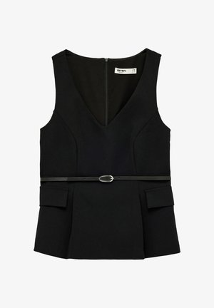 Koton, V NECK - Top - black