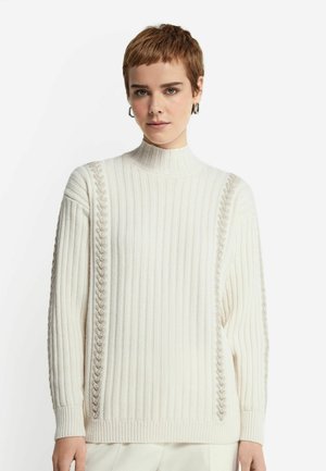 Stickad tröja - natürlich snowflake stone