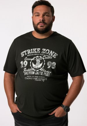 T-Shirt print - charcoal gray