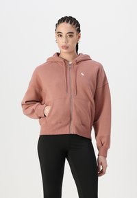 Abercrombie & Fitch ICON  - Sweatjacke - burlwood