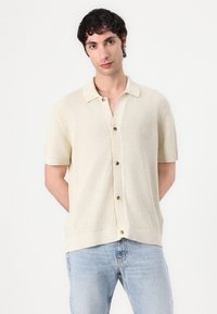 Tommy Jeans SCRIPT SHIRT  - Shirt - desert sand dune