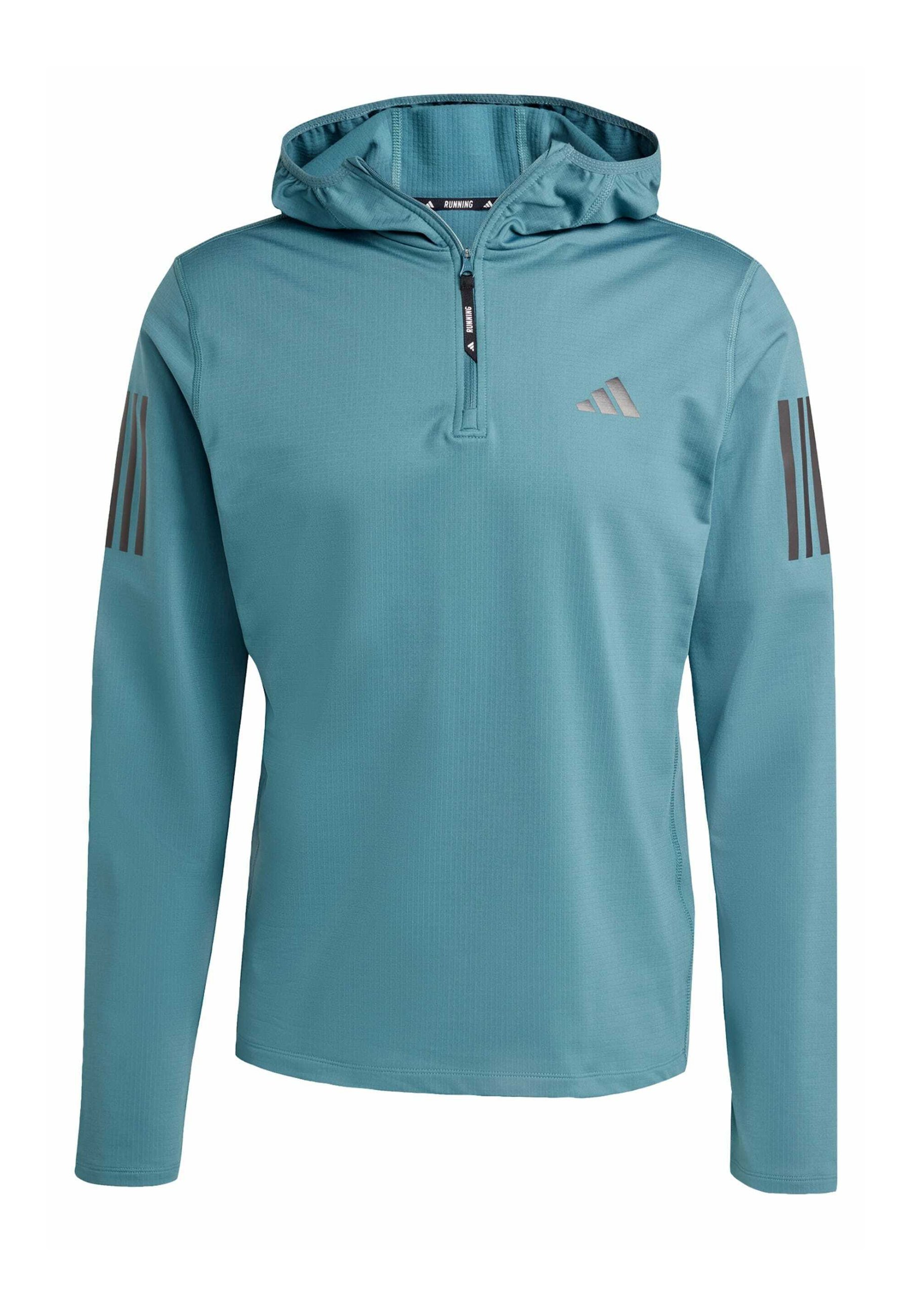 seya TRACK PULLOVER トップス adidas Performance WINTER - Langarmshirt - preloved teal/petrol