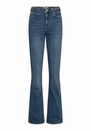 WASH - Jeans Bootcut - denim blue