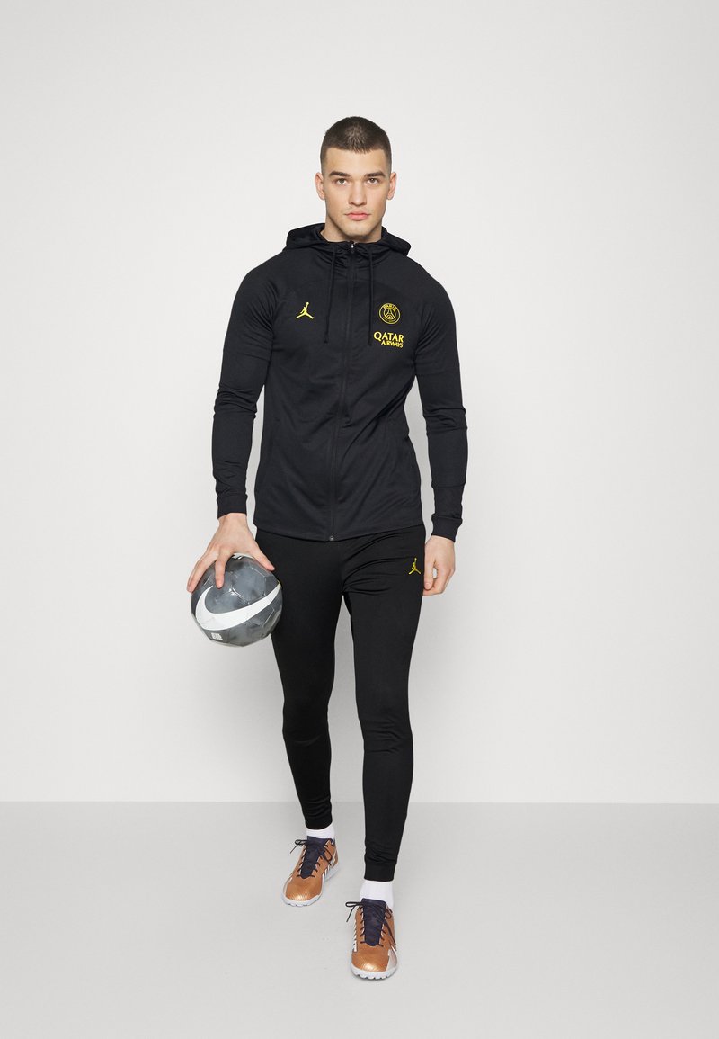 Nike Performance PSG MNK DF STKHD TRKSUIT K 4TH - Tuta - black/tour  yellow/nero - Zalando