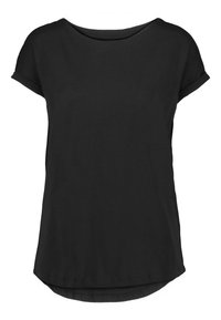 CAP SLEEVE - T-paita - black