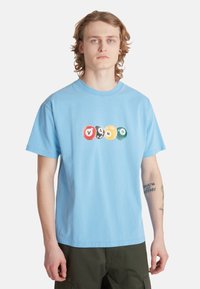 Vans BACKSPIN - Camiseta estampada - bright blue