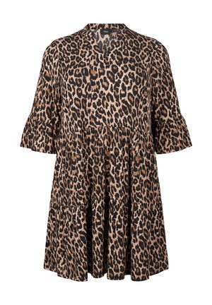 Zizzi BLÜMCHENM - Robe de jour - leo aop