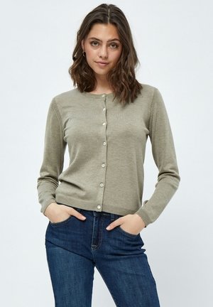 MIJENNIFER KNIT CARDIGAN - Jopica - wood smoke melange