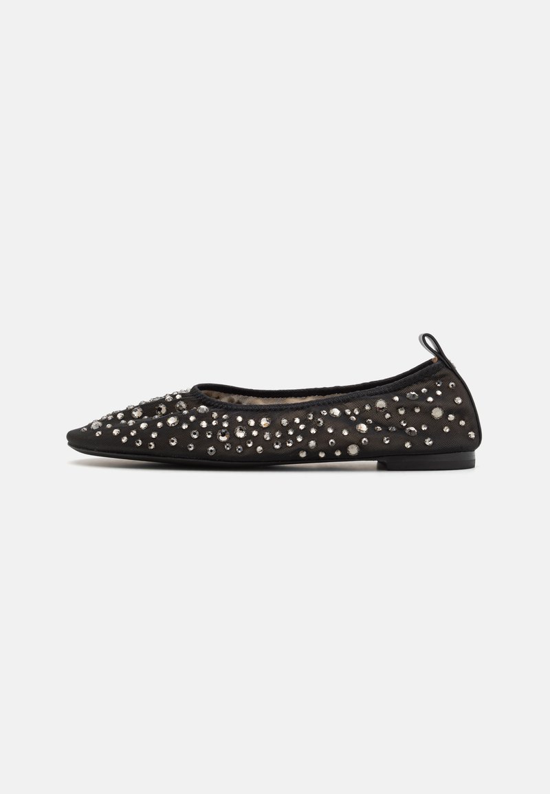 Tory Burch - CRYSTAL BALLET - Ballerines - black, Agrandir