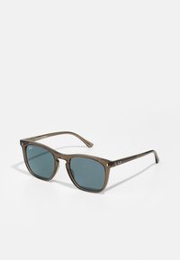 Unselected, transparent brown/blue