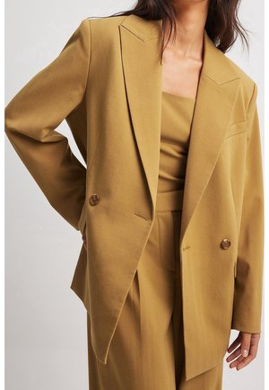 Halflange jas - yellow