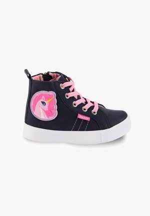 Denokids UNICORN - Baskets montantes - dunkelblau