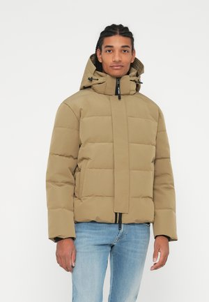 PUFFER JACKET - Zimní bunda - earth