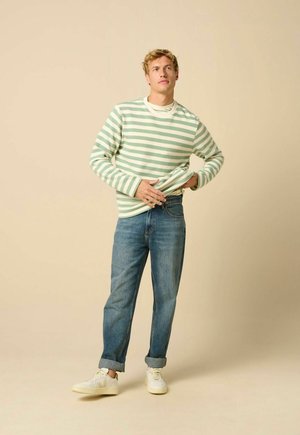 Sissy-Boy, SISSY-BOY GESTREIFTER SWEATER - HELLGRÜN - Pullover - hellgrün