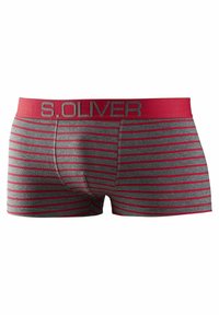 s.Oliver HIPSTER 4 PACK - Püksid - grau schwarz gestreift   grün grau gestreift   blau grau gestreift