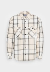 CHEST SIGNATURE CHECK LIGHT UNISEX - Casaco de verão - light sand