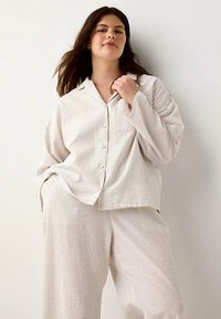 Lindex Parte de cima do pijama - light beige